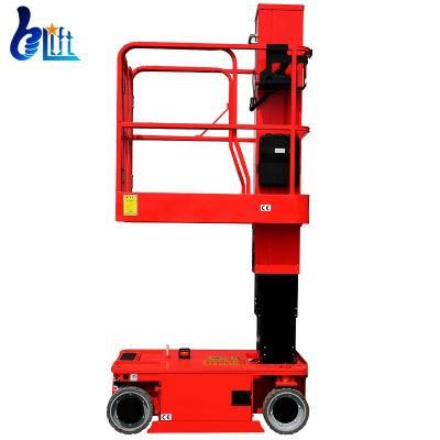CE Certification Telescope Electrically Self Propelled Vertical Mast Air Conditioner Lift