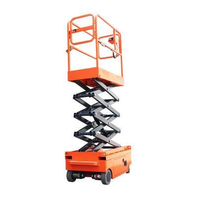 Manual Electric Scissor Lift Equipment for Cleaning Windows Hydraulic Personal Lifts