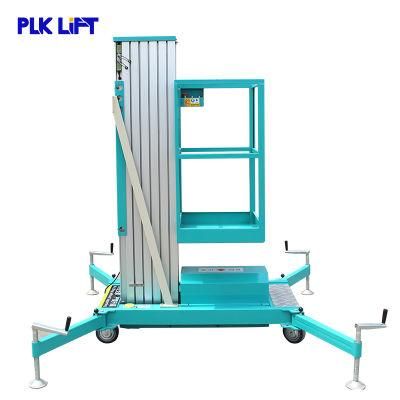 Single Mast Aluminum Aerial Work Man Lift