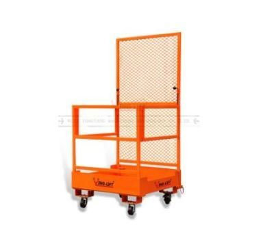 Forklift Safety Cage Manned Platform Truck Foldable Worker Maintenance Protection Guardrail Aerial Work