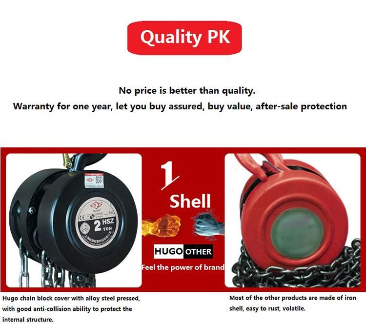Chain Pulley Blocks Manaul Chain Hoist Hand Block