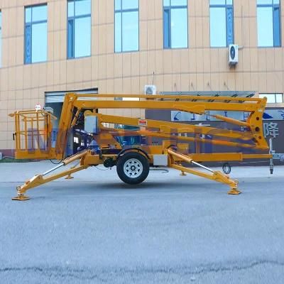 10m 14m Morn Aerial Work Trailer Mounted Hydraulic Boom Lift