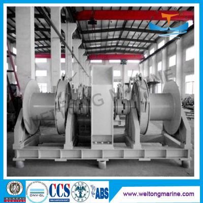 Stainless Steel Hydraulic Marine Electric Mooring Double Drum Anchor Winch for Boat