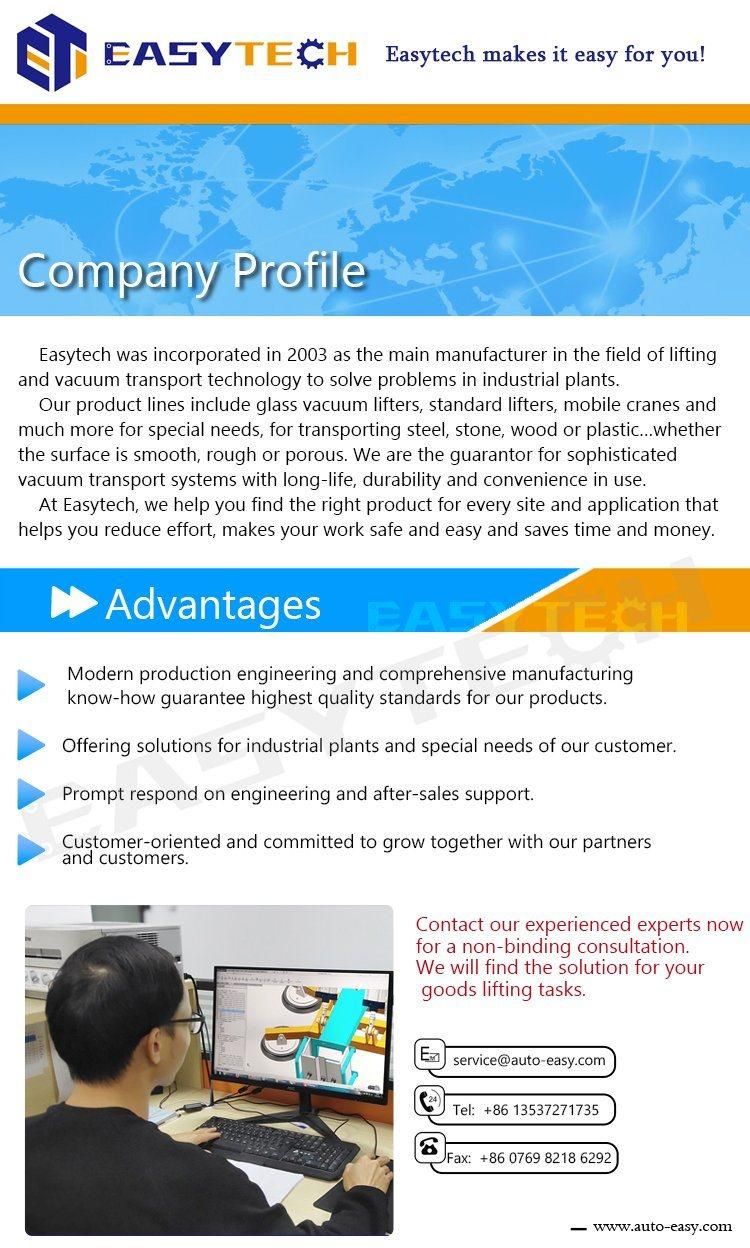Removable Equipment for Insulating Glass Weight Lifting Machines