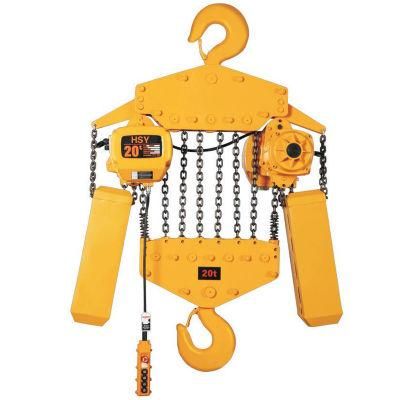 New Type Hsy Series 380 V Chain Block Electric Hoist Capacity 10tons