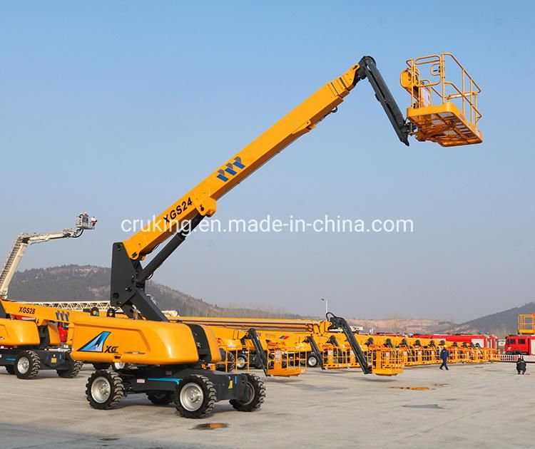 16m Articulating Boom Lifts Battery Boomlift Xga16AC Xga16