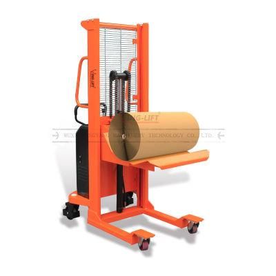 Load Capaacity 1000kg Semi Electric Roll Lifter