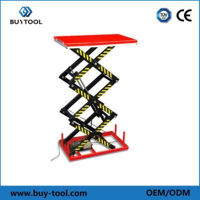 High Lifting Three Scissors Lift Table