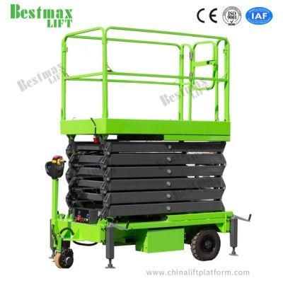 1.5t Heavy Duty Scissor Lift Aerial Work Platform Material Lifts