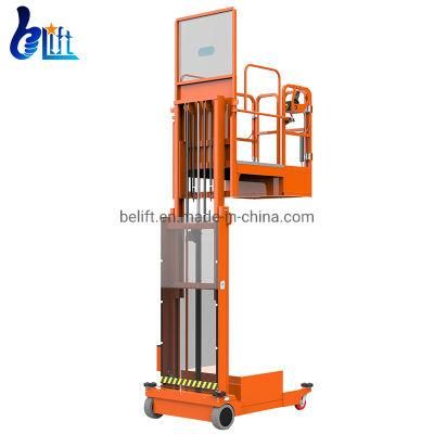 300kg 2.7-4.5m Battery Power Electric Aerial Forlift Order Picker