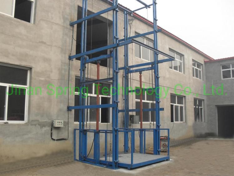 Leading-Rail Hydraulic Cargo Lift Platform