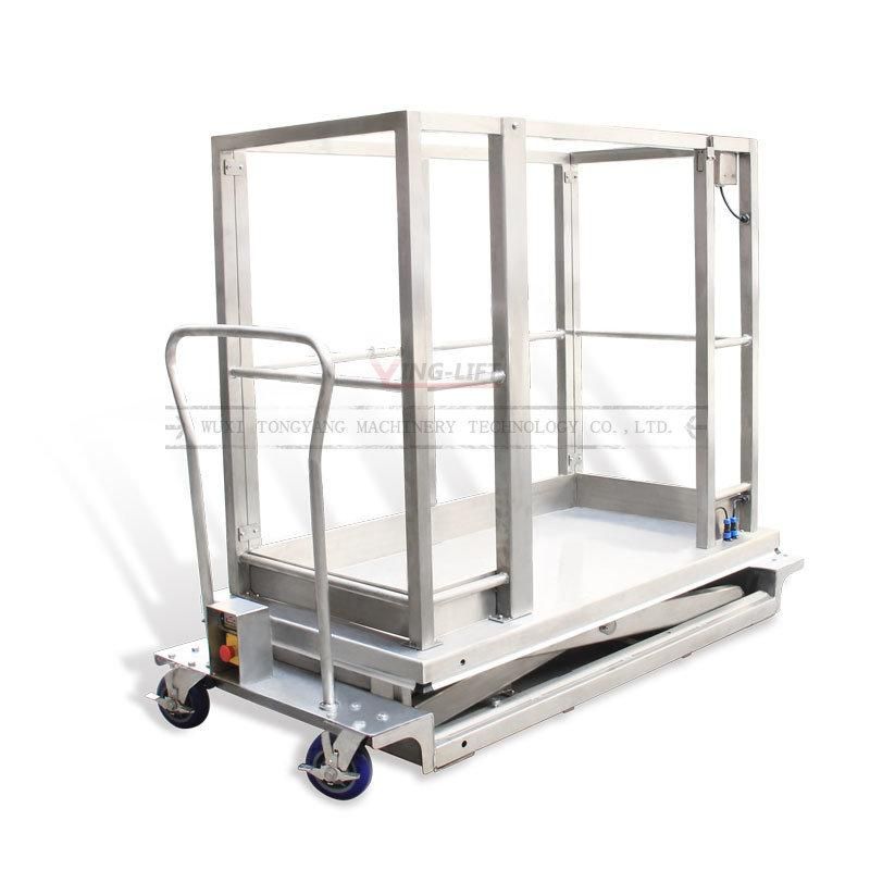 portable Stainless 304# Scissor Electric Lift Table