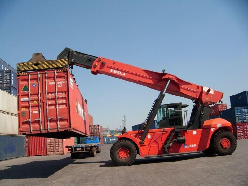 Top Brand Factory Price Reach Stacker Forklift 45 Ton Srsc45h3 Srsc45h1 Container Reach Stacker