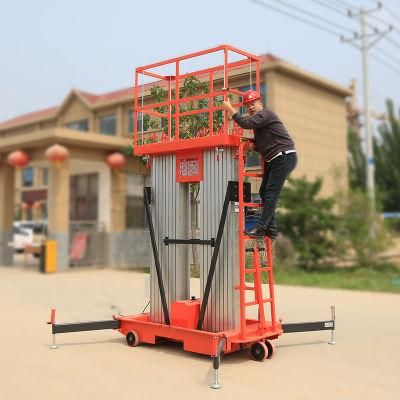 Shanding High Configuration Easy Operation Aluminum Alloy Materials Lifts with Support Legs