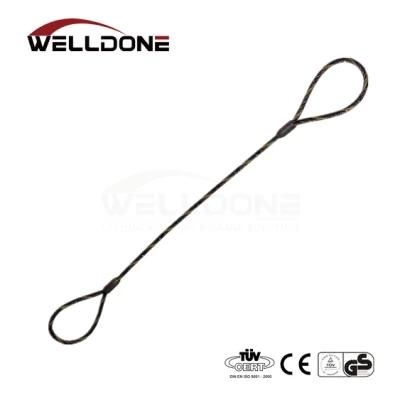 Flolded Eye Electric Galvanized Steel Wire Rope Sling for Crane
