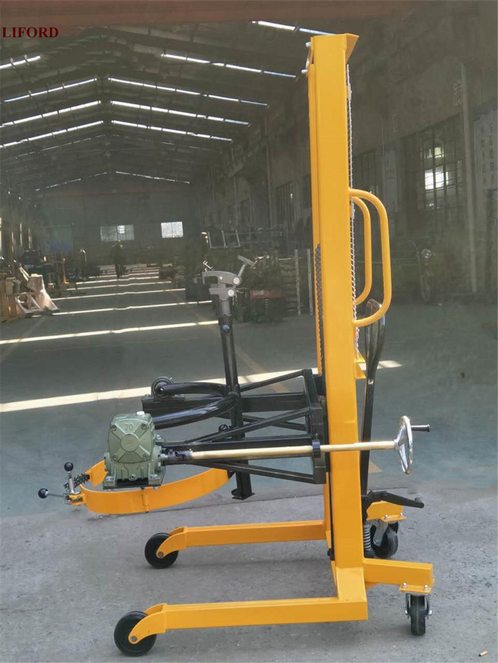 1000lb 55 Gallon Manual Drum Stacker with Tilt Function Da450