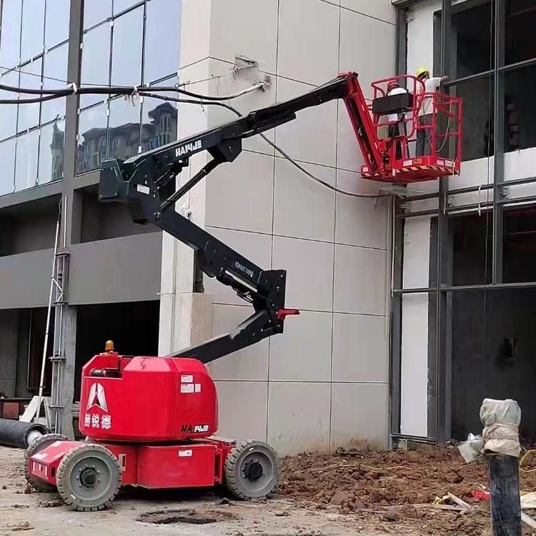 Hered 14m 48V/370ah Electric Articulating Boom Lift with CE (HA14JE)