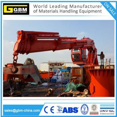 Jib Ship Marine Hydraulic Telescopic Knuckle Boom Crane ABS Approved