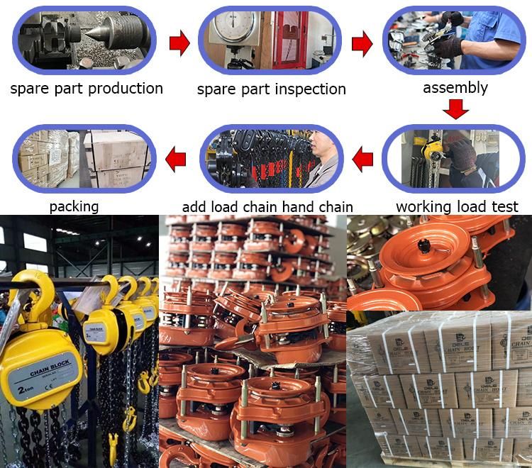 3t Manual Chain Pulling Hoist Steel Chain Block