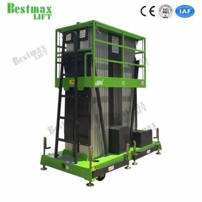 22m Platform Height Multi Mast Mobile Aluminum Aerial Work Platform