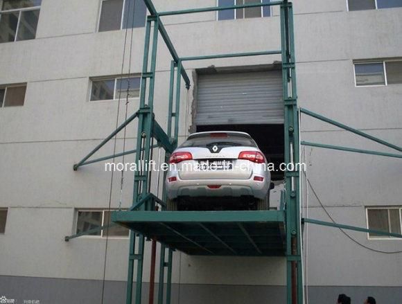Hydraulic Guide Rail Car Elevator Lift with CE