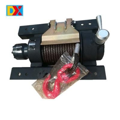 High Quality 3 Ton 12000lb Winch 12V with Metal Control Box 10ton Hydraulic Winch Single Drum Winches Pulling Forest Logging Hydraulic Winch