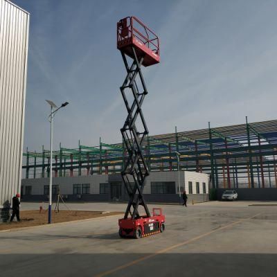 2021 New Model Diesel Power Self-Propelled Scissor Lift Platform Automatic Lifting Equipment