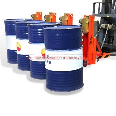 Dg2000A Forklift Mounted Rubber-Belt Drum Grabbers Loading Capacity 2000kg