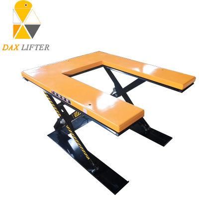 U-Type Good Standard 1m Height Customized Electric Powered Table Lift