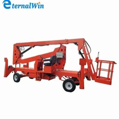 Aerial Manlift Truck Mounted Cherry Picker Basket Lifting Work Platform Boom Lifter