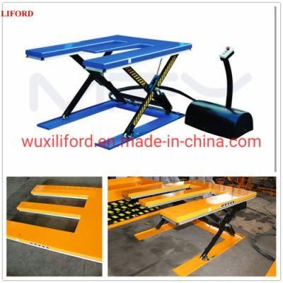 Electric Hydraulic Lift Table U-Shape Low Profile Scissor Lift Table He500