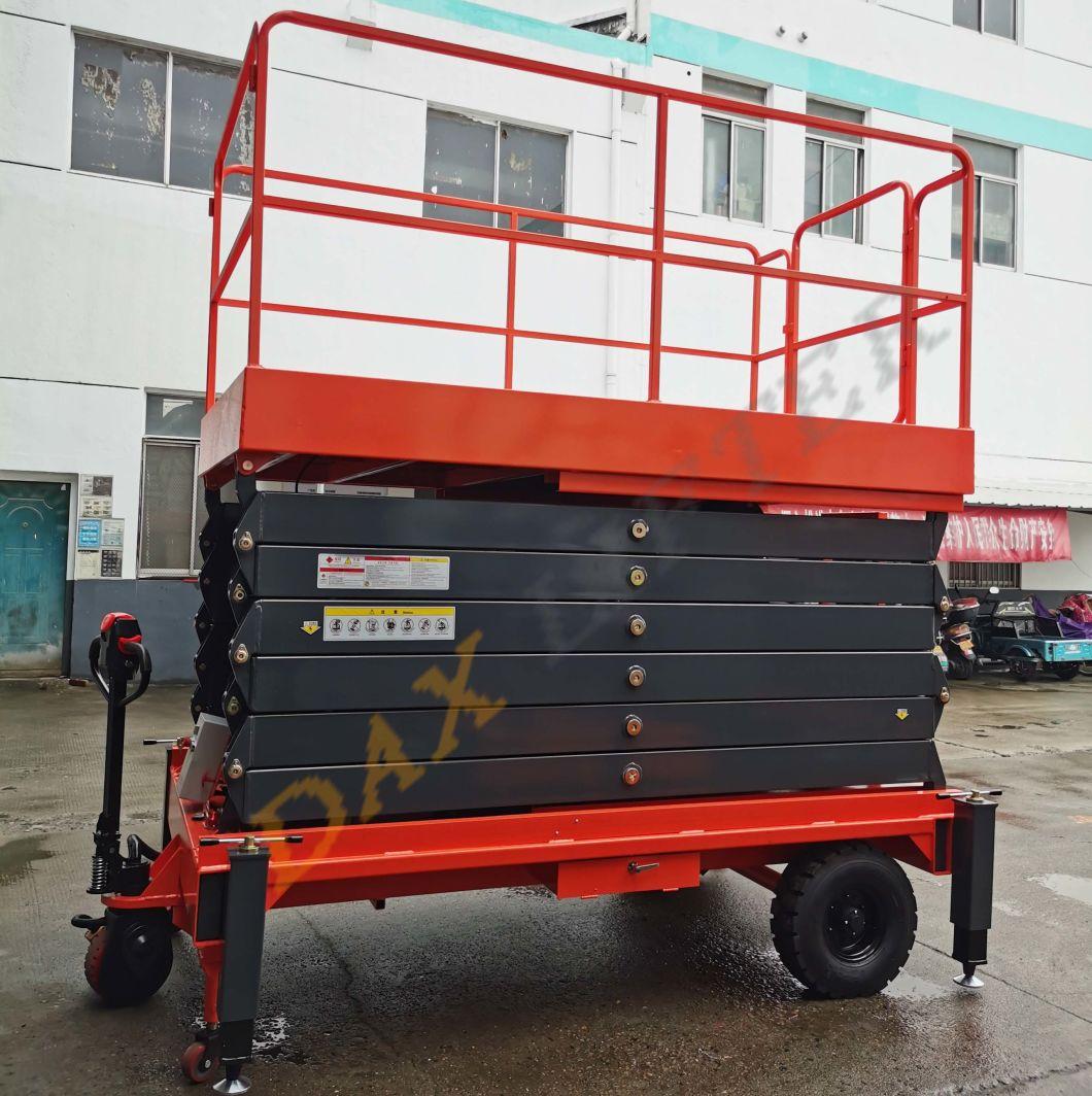European Standard Large Capacity Durable All-Electric Mobile Scissor Lifts