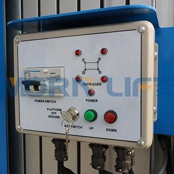 12m Vertical Double Past Aluminum Alloy Lift