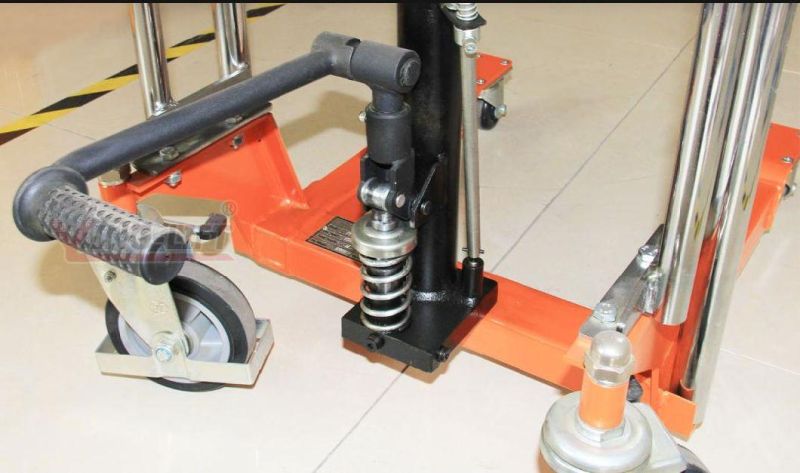 China Factory Price 400kg Hydraulic Hand Roller Paper Stacker