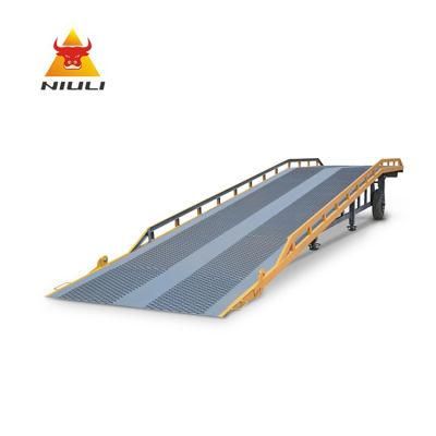 Portable Truck Pallet Forklift Ramp Steel Yard Ramp