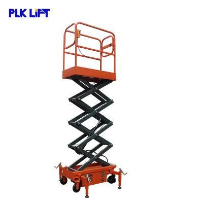 4m 200kg Rated Capacity Wheeled Hydraulic Scissor Lift