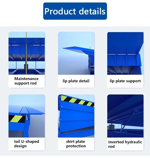 Forklift Container Hydraulic Dock Leveler for Logistics Warehouse