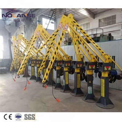 Factory Workshop Small Balance Slewing Jib Crane