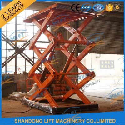 Hydraulic Fixed Scissor Hoist Goods Lifter for Sale