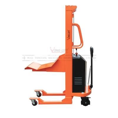 Semi Electric Roll Stacker Lifting Height 1500mm and Loading Capacity 1000kg