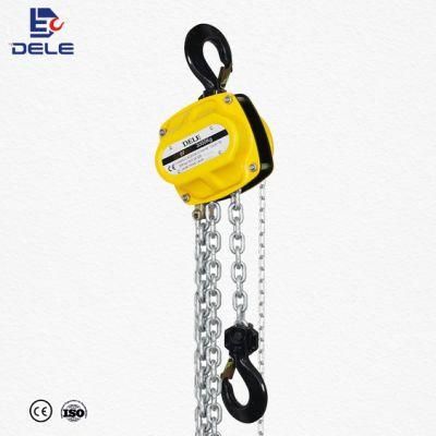 Dele Df Hand Manual Chain Pulley Block with Best Price