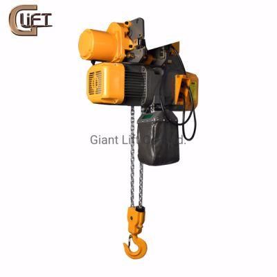 1 Tons High Quality Electric Chain Hoist with Trolley Giant Lift Chain Hoist with Trolley (HHBD-II-1T)