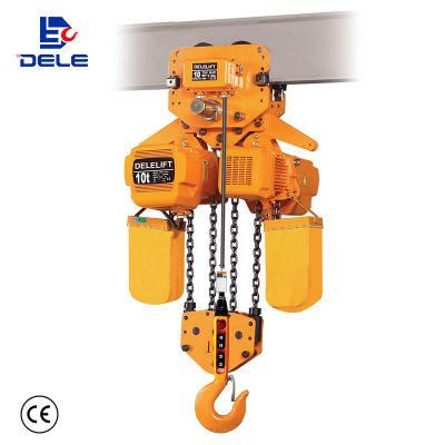 Customized Electric Chain Hoist 10 Ton Three Phase