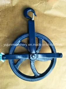 Power Coated Lifting Euipment Gin Wheel 12inch 1000lbs