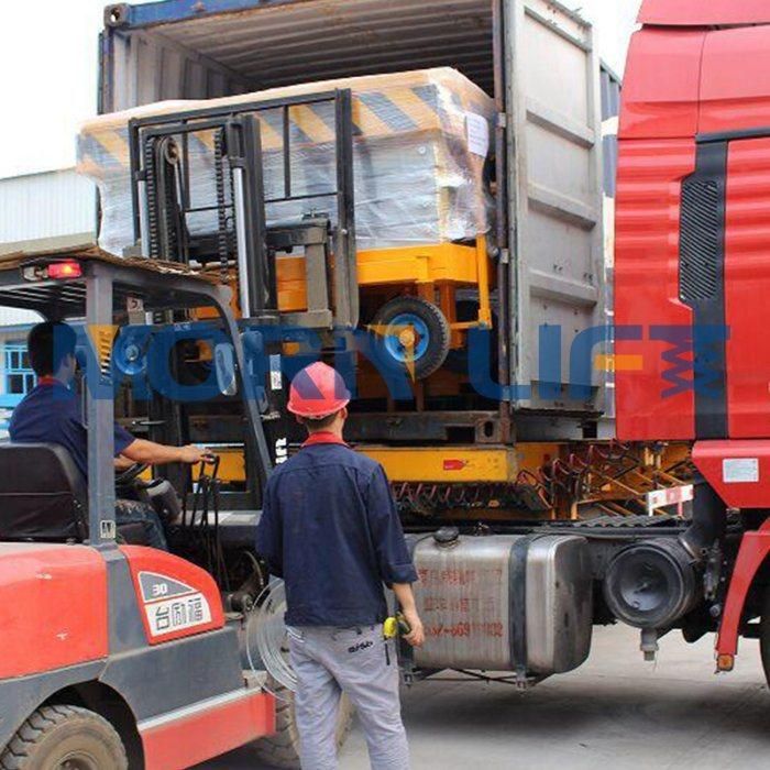 6m Mobile Small Scissor Lift Manual Compact Work Platform