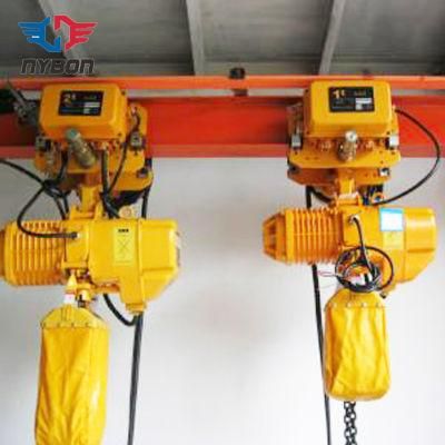 1 Ton 2 Ton 3ton 5 Ton 10 Ton Motorized Electric Chain Hoist with Remote Control