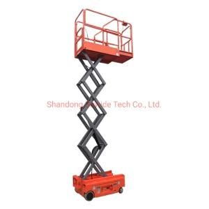 Suwide Full Electric Drive Aerial Working Platform Self Propelled Smart Hydraulic Mini Mobile Scissor Lift