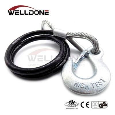 Durable Black PVC Coated Steel Cable Wire Rope Sling for Gravity Hanging Lift