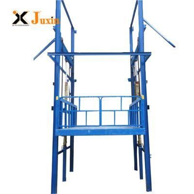 Guide Rail Hydraulic Warehouse Vertical Cargo Lift Platform with CE Certification