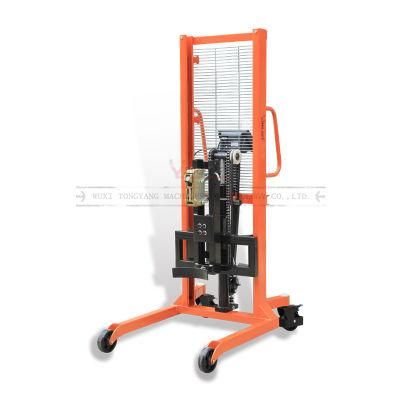 Hydraulic Manual Drum Stacker Capacity 400kg Drum Lifter with Scale